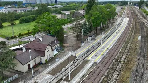 Wyremontowany fragment linii kolejowej Nasielsk-Toruń Wschodni